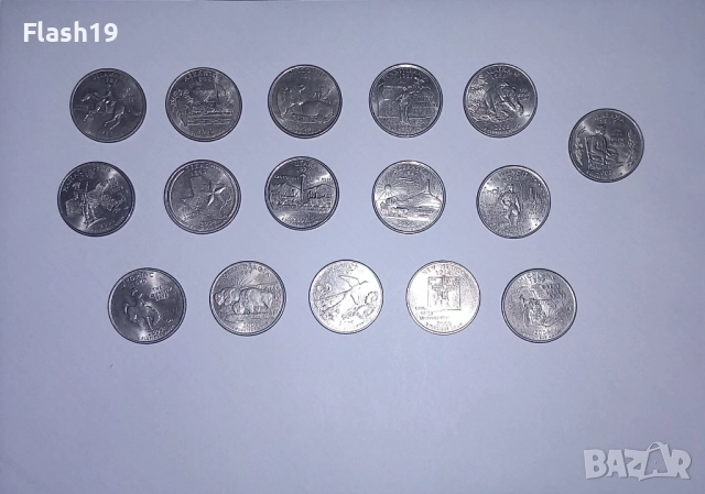 САЩ ¼ долар 16 броя 