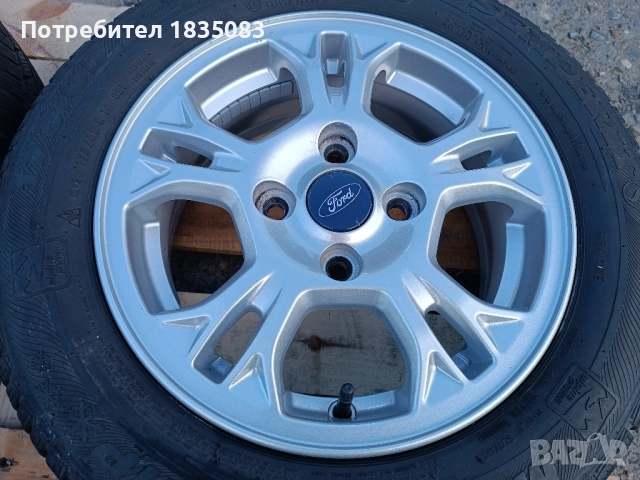 Лети джанти 14ки 4х108 Ford + зимни гуми 175/65/14, снимка 7 - Гуми и джанти - 52237938