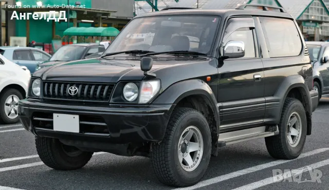 Предна броня за Toyota Land Cruiser Prado 90 3.0 TD 125 K.C. 1KZ-TE за модел с вежди за кални, снимка 1 - Части - 47115827