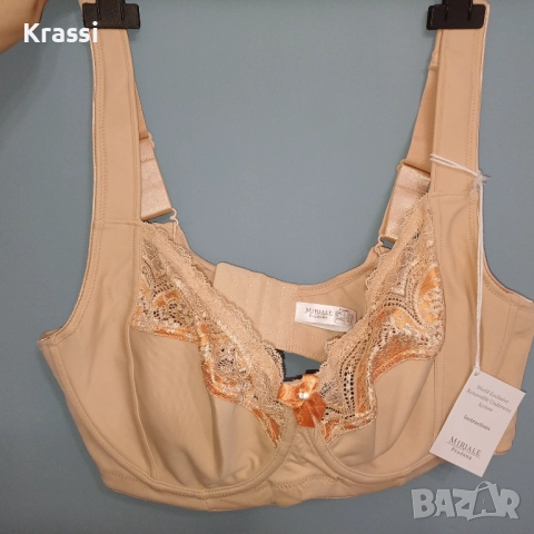 Mariale бежов сутиен 95 D нов, снимка 2 - Бельо - 52228226