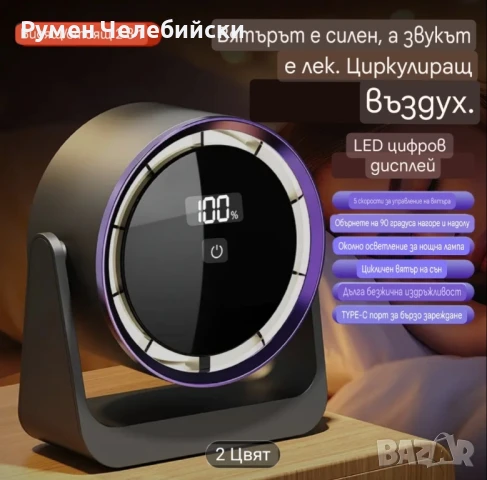 Модерен Мобилен Вентилатор 