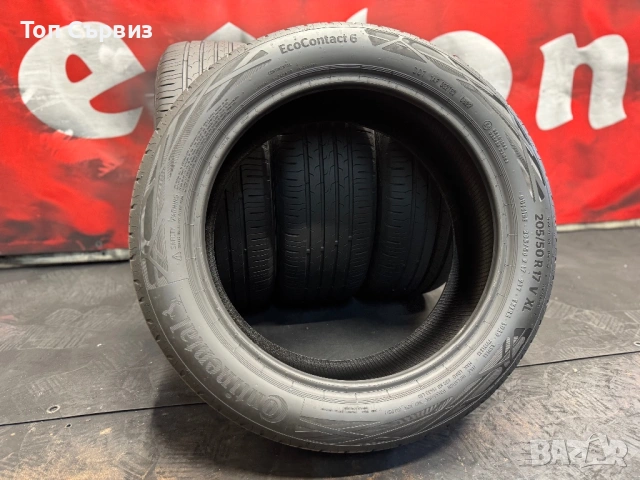 205 50 17, Летни гуми, Continental EcoContact6, 4 броя, снимка 5 - Гуми и джанти - 54160748