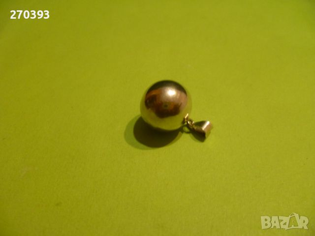 Сребърна висулка - топче., снимка 1 - Колиета, медальони, синджири - 45975462