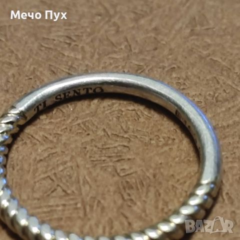 Сребърен пръстен Ti Sento (232), снимка 3 - Пръстени - 45919193