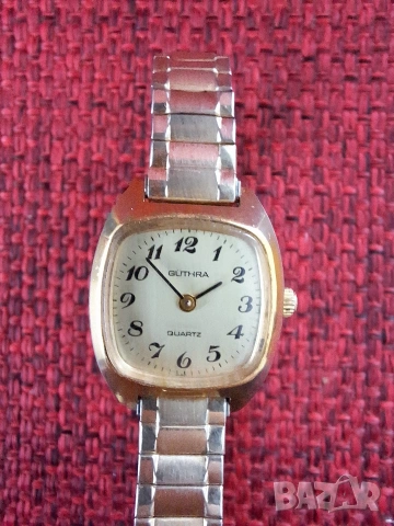 Позлатен дамки винтидж часовник GÜTHRA