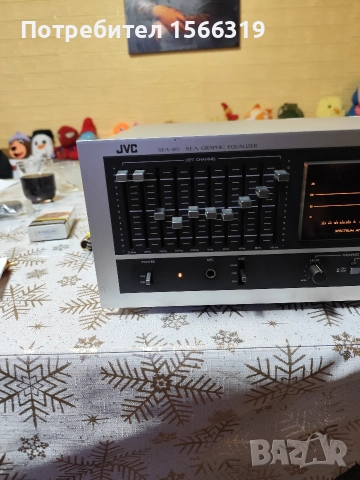 Еквалайзер JVC SEA-80, снимка 3 - Ресийвъри, усилватели, смесителни пултове - 52696245
