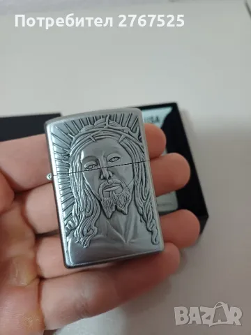 Нова Оригинална запалка zippo зипо Исус християнство Jesus, снимка 2 - Колекции - 48209239