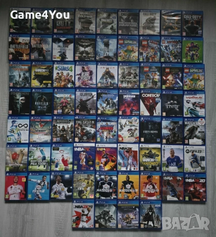 РАЗПРОДАЖБА!! PS4/PS5 2бр игри за 30лв