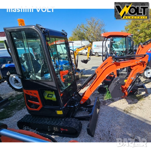 Мини багер 2 тона, с кабина, чупеща стрела, NT-E20