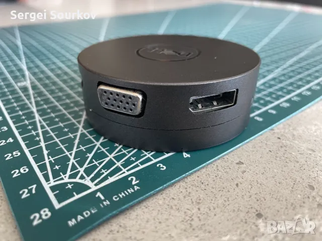 Докинг станция (мобилен адаптер) Dell USB-C Mobile DA300, снимка 6 - Друга електроника - 47017408