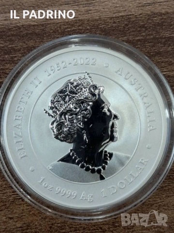 Сребро Лунар Дракон 2024 1 унция OZ, снимка 2 - Нумизматика и бонистика - 53120852