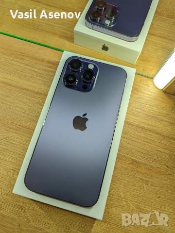 Iphone 14 Pro Max КАТО НОВ Deep Purple, снимка 2 - Apple iPhone - 53437407