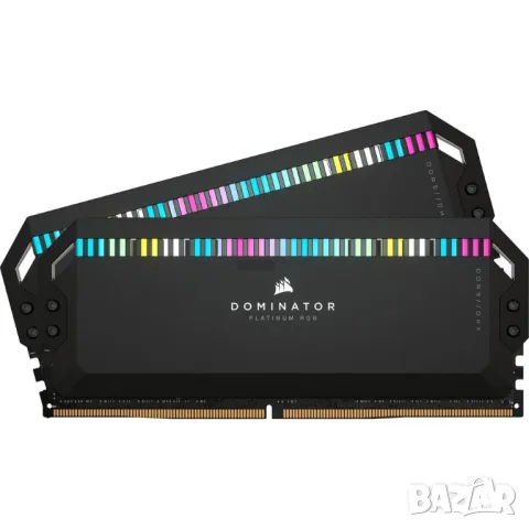 Маркови рам памети на топ цена 64GB (2x32) DDR5-5600 Corsair DOMINATOR Platinum RGB LED, снимка 2 - RAM памет - 46995427