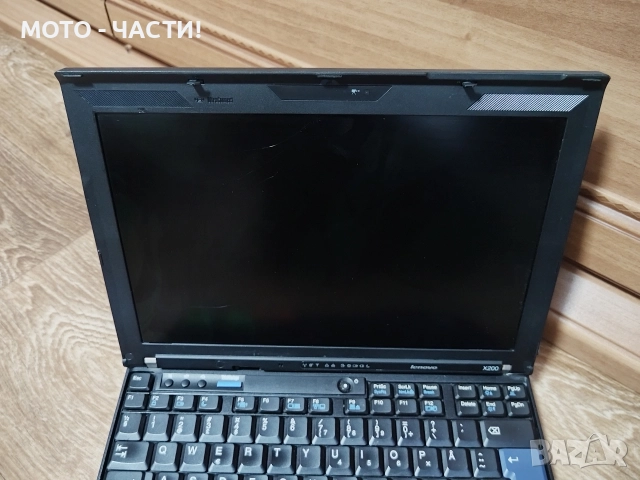 Лаптоп LENOVO ThinkPad X200 / ЗА СМЯНА НА ДИСПЛЕЙ ИЛИ ЗА ЧАСТИ! / БЕЗ ЗАРЯДНО! , снимка 5 - Части за лаптопи - 52922420