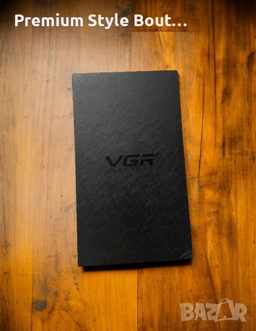 Професионална машинка за подстригване VGR V-196 – Прецизност, удобство и стил в едно устройство, снимка 3 - Тримери - 53673721