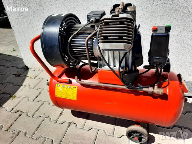 Двуцилиндров компресор трифазен, снимка 4 - Компресори - 54175153