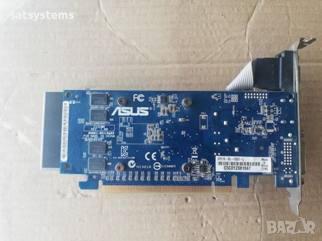 Видео карта NVidia GeForce Asus GT610 SL HDMI 1024MB GDDR3 64bit PCI-E, снимка 8 - Видеокарти - 45145579