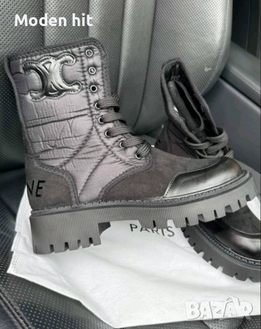 CELINE дамски боти висок клас реплика, снимка 5 - Дамски боти - 52253025