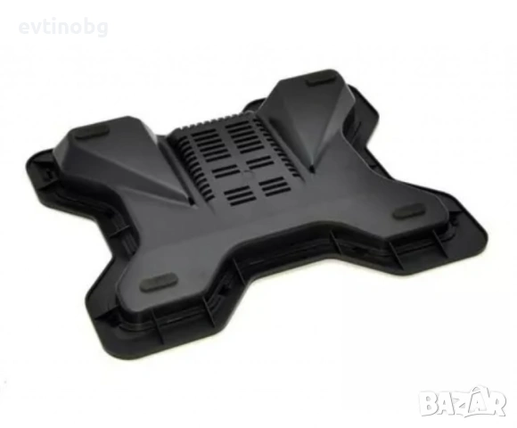 Охладител за лаптоп – Мощно охлаждане с безшумен вентилатор и RGB ефект, снимка 2 - Друга електроника - 53926762