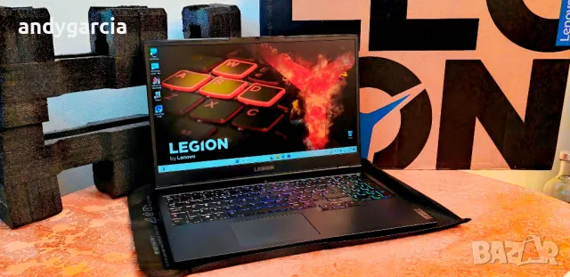 Lenovo Legion 5/NVidia RTX 3070 8GB/AMD Ryzen 7-5800H/16GB RAM/512GB SSD NVMe/15.6 FullHD IPS 165hz, снимка 1 - Лаптопи за игри - 47591923