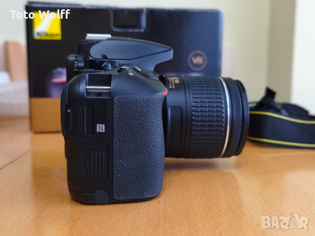 Фотоапарат Nikon D5600 + AF-P DX NIKKOR 18-55mm f/3.5-5.6G VR, снимка 6 - Фотоапарати - 52798481