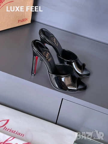 Christian Louboutin ⚜️Дамски Чехли , снимка 8 - Чехли - 53902521