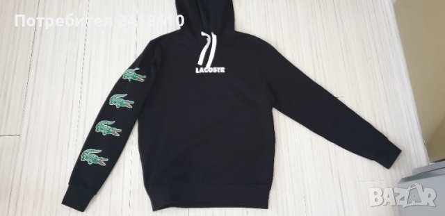 Lacoste SPORT  Hoodie Mens Size 3 - S  НОВО! ОРИГИНАЛ! Мъжка Качулка., снимка 12 - Спортни дрехи, екипи - 51429901