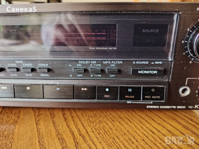 SONY TC-K 555es, снимка 4 - Ресийвъри, усилватели, смесителни пултове - 42484250