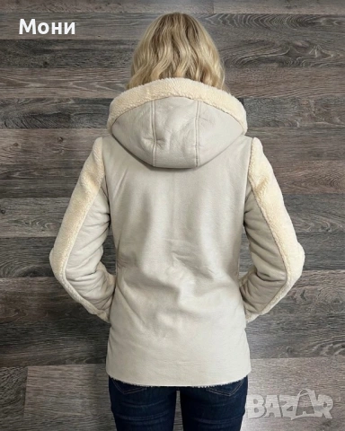 U.S. POLO ASSN. | Ефектно Дамско Яке с Пух и Кожени Детайли, снимка 2 - Якета - 53929014