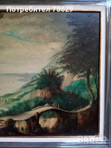 КАРТИНА - ХОЛАНДИЯ - 18 в. МАСЛО ВЪРХУ ПЛАТНО, снимка 8 - Антикварни и старинни предмети - 50087185