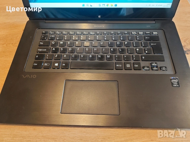 лаптоп Sony Vaio i5-4200U/8GB/240GB SSD/15.6" FHD Touch/ Таблет, снимка 2 - Лаптопи за дома - 53629457