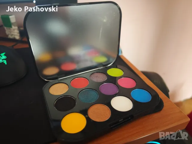 Палитра MAC Cosmetics Connect In Colour Eye Shadow Palette с 12 цвята, снимка 2 - Декоративна козметика - 48990569