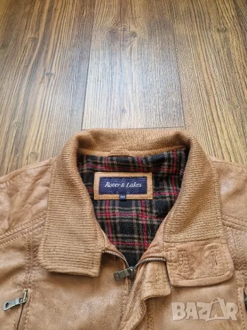 Страхотно мъжко кожено яке , ROVER & LAKES , размер 52, естествена кожа , снимка 4 - Якета - 49073782