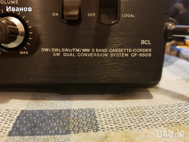 SONY CF-950S Радиокасетофон, снимка 3 - Радиокасетофони, транзистори - 49764229