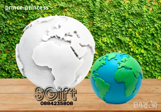 Планетата земя - керамична заготовка 