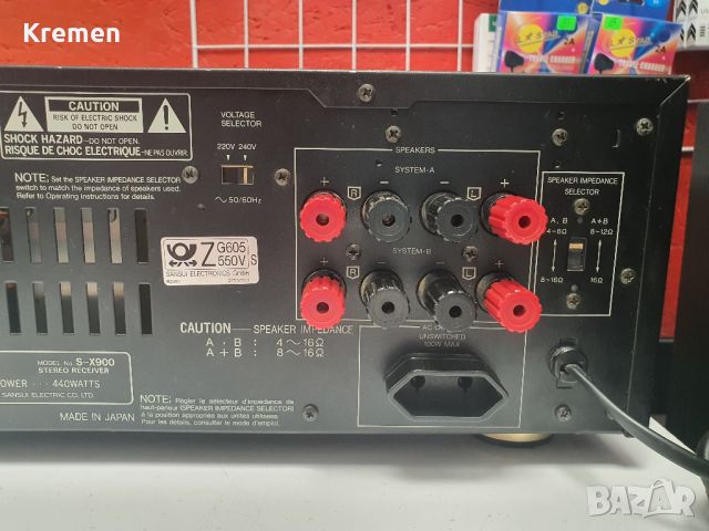 Усилвател SANSUI S-X900, снимка 5 - Ресийвъри, усилватели, смесителни пултове - 46693191