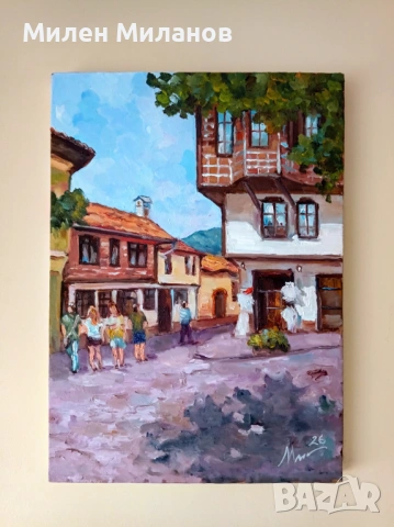 Картина рисувана с маслени бои , снимка 2 - Картини - 53702369