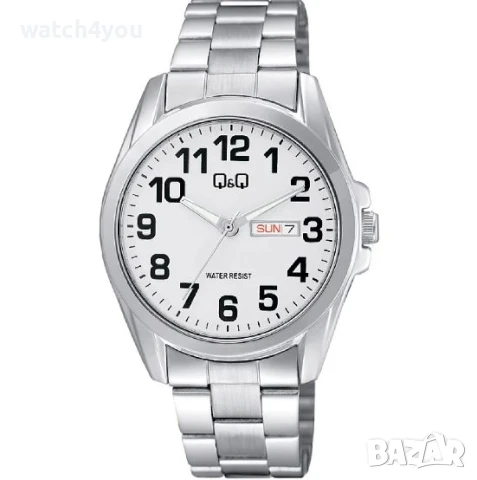 НОВ МЪЖКИ ЧАСОВНИК Q&Q A05A-002PY С ДЕН-ДАТА ЯПОНСКИ МЕХАНИЗЪМ. МЪЖКИ ЧАСОВНИЦИ QQ Z44J402Y, снимка 2 - Мъжки - 44816501
