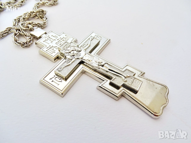 НОВ Свещенически, попски бронзов нагръден кръст 2, снимка 10 - Антикварни и старинни предмети - 51817856