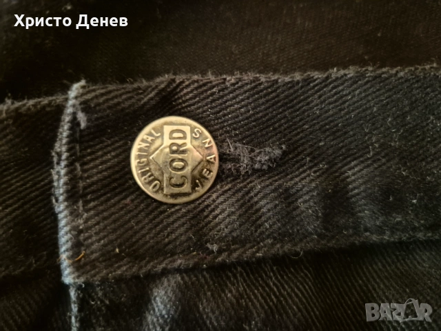 дънков панталон черен за едър мъж XXXL, чисто нов, марка CORD original jeans, мек приятен на пипане , снимка 5 - Панталони - 53695768
