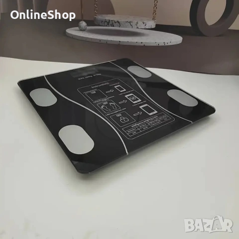 Смарт фитнес кантар Bluetooth, анализ на тялото 14 показателя, снимка 8 - Смарт гривни - 54012648