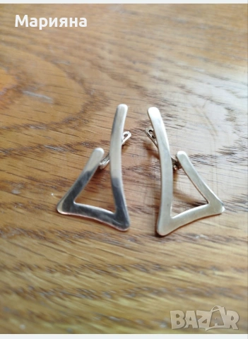 Сребърни обеци 