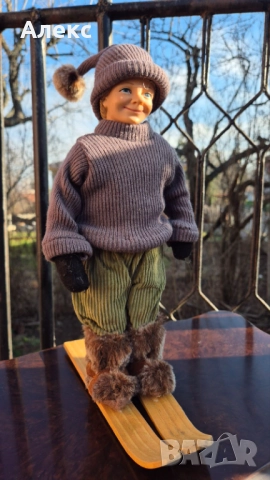 Винтидж Норвежки скиор, 1970г, снимка 3 - Колекции - 52793327