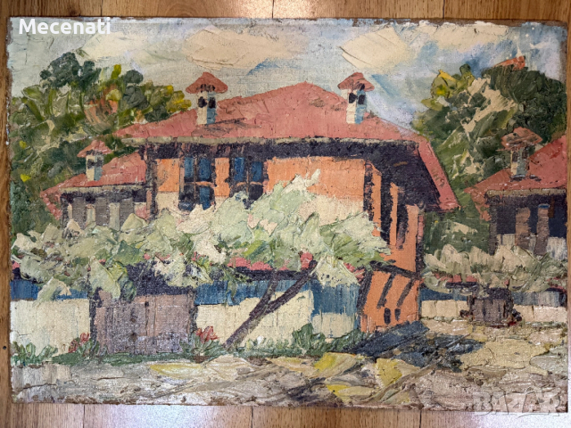 ДИМИТЪР ПАЧОВ масло пейзаж, снимка 2 - Картини - 53112447