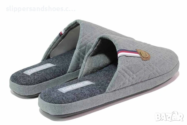 Мъжки домашни чехли Runners цвят сив, снимка 2 - Други - 53466379