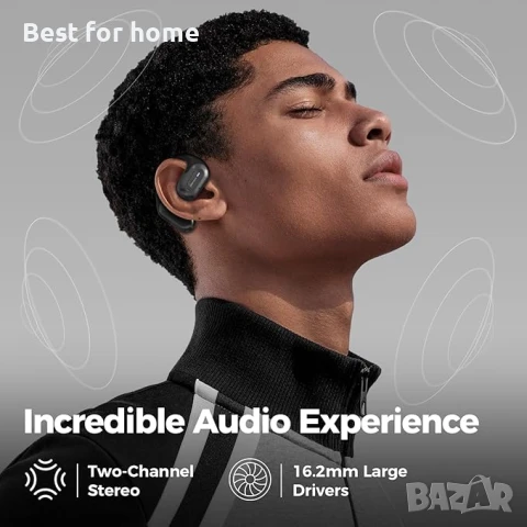 BNARQP Отворени Bluetooth слушалки за уши, снимка 3 - Bluetooth слушалки - 50503693