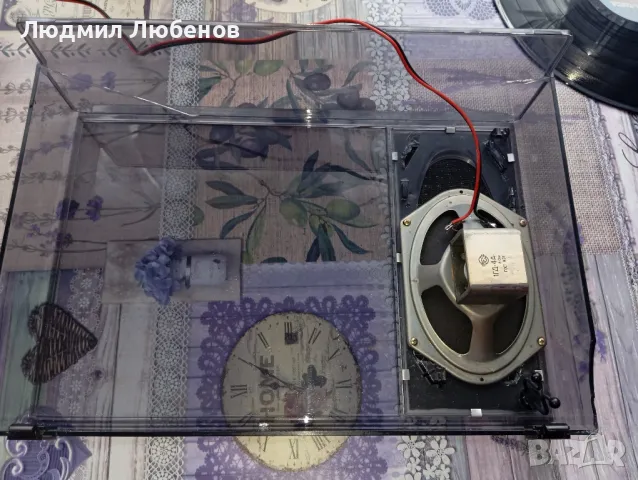 Грамофон Unitra WG 401 с вграден усилвател и говорител в капака , снимка 6 - Грамофони - 50321078