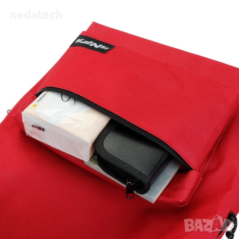 Ученическа раница 15NF36, Червен, 30x12x44см., снимка 4 - Ученически пособия, канцеларски материали - 51413852