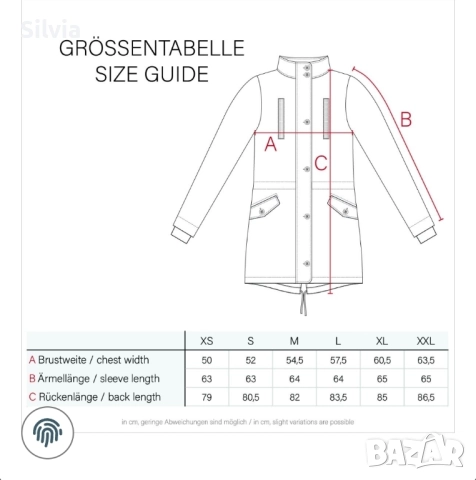 парка / яке Navahoo honigfee premium, снимка 14 - Якета - 52178312