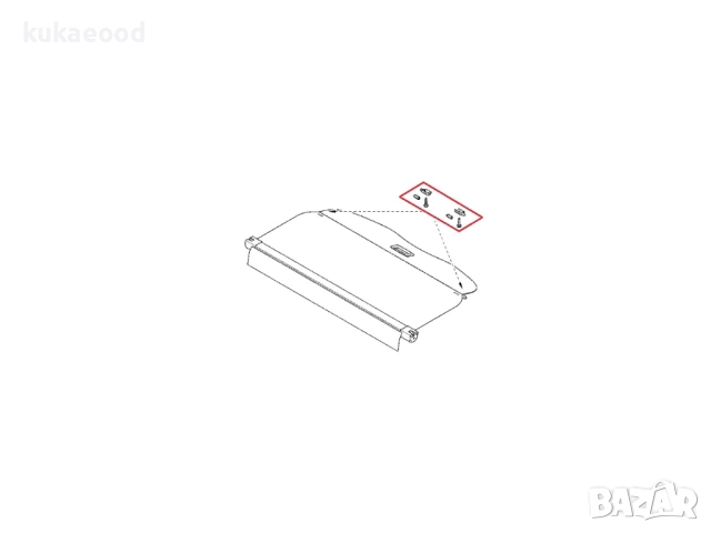 Водачи за щора на багажник за Renault Clio 3 Grandtour, снимка 5 - Части - 51808063